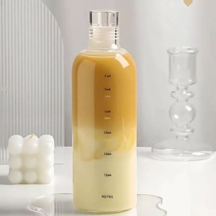 Measured All Glass Bottle Medium